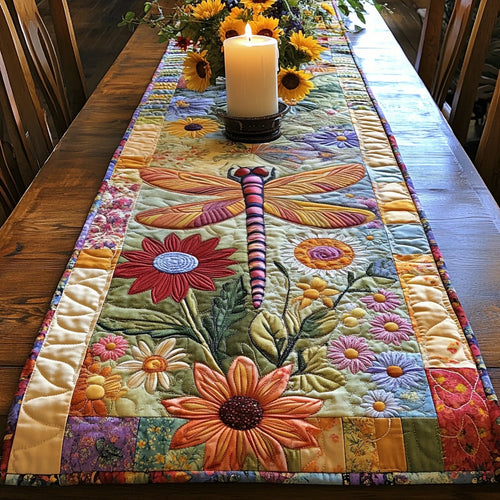 Nature Flight Quilted Table Runner