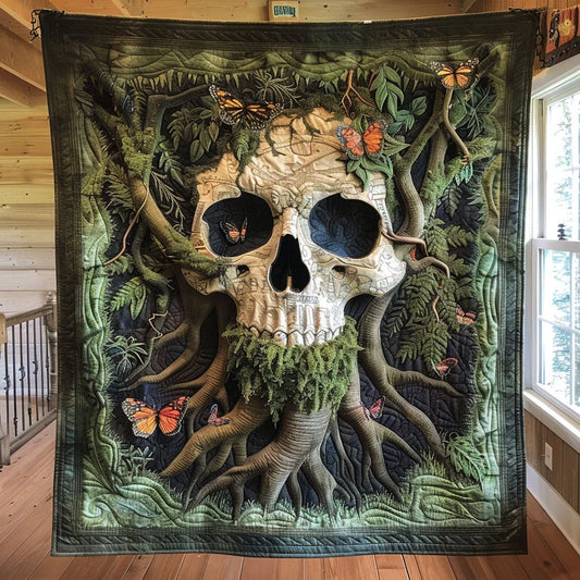 Nature's Remains Quilt Blanket