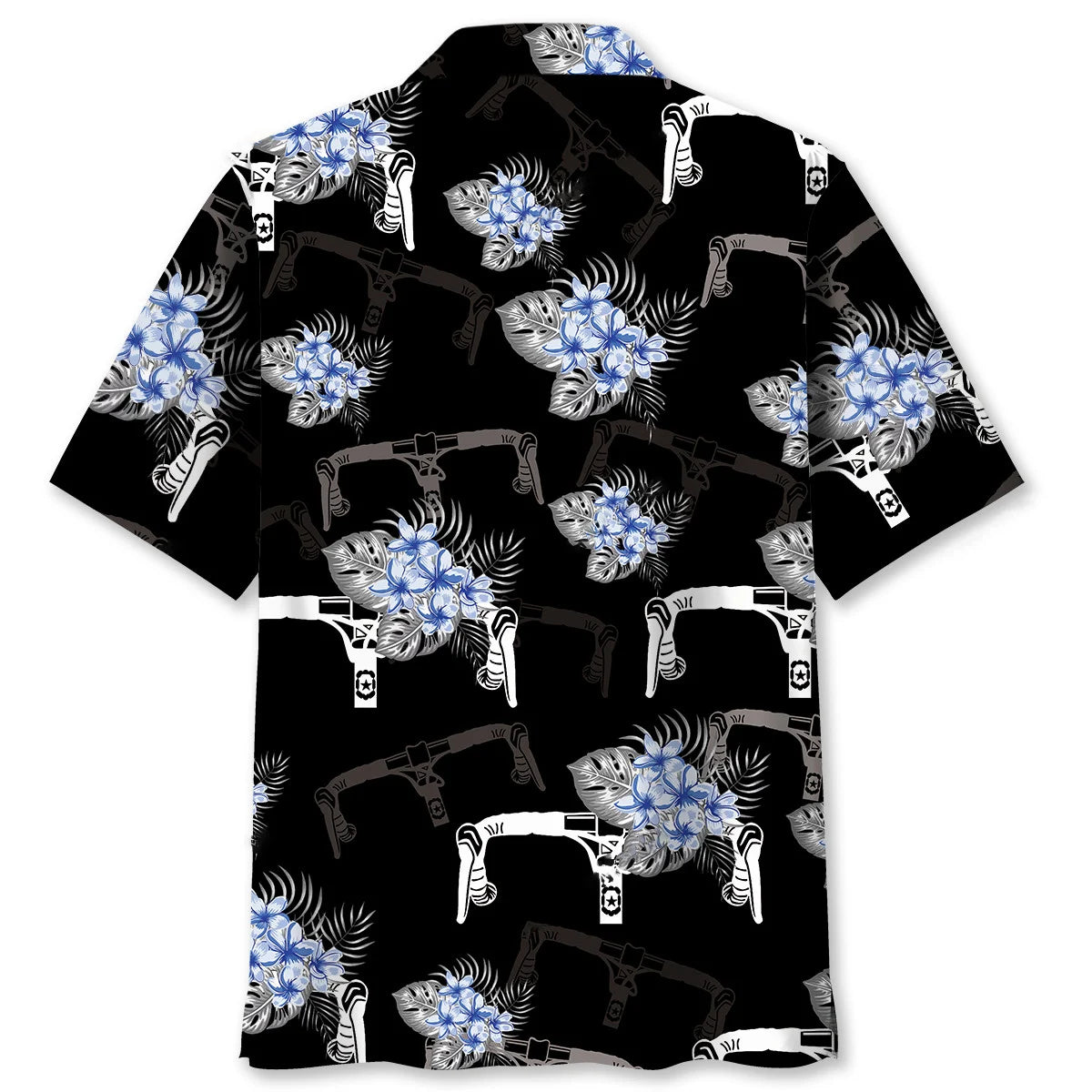 Nature Blue Cycling Hawaiian Shirt