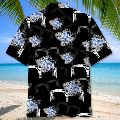 Nature Blue Cycling Hawaiian Shirt