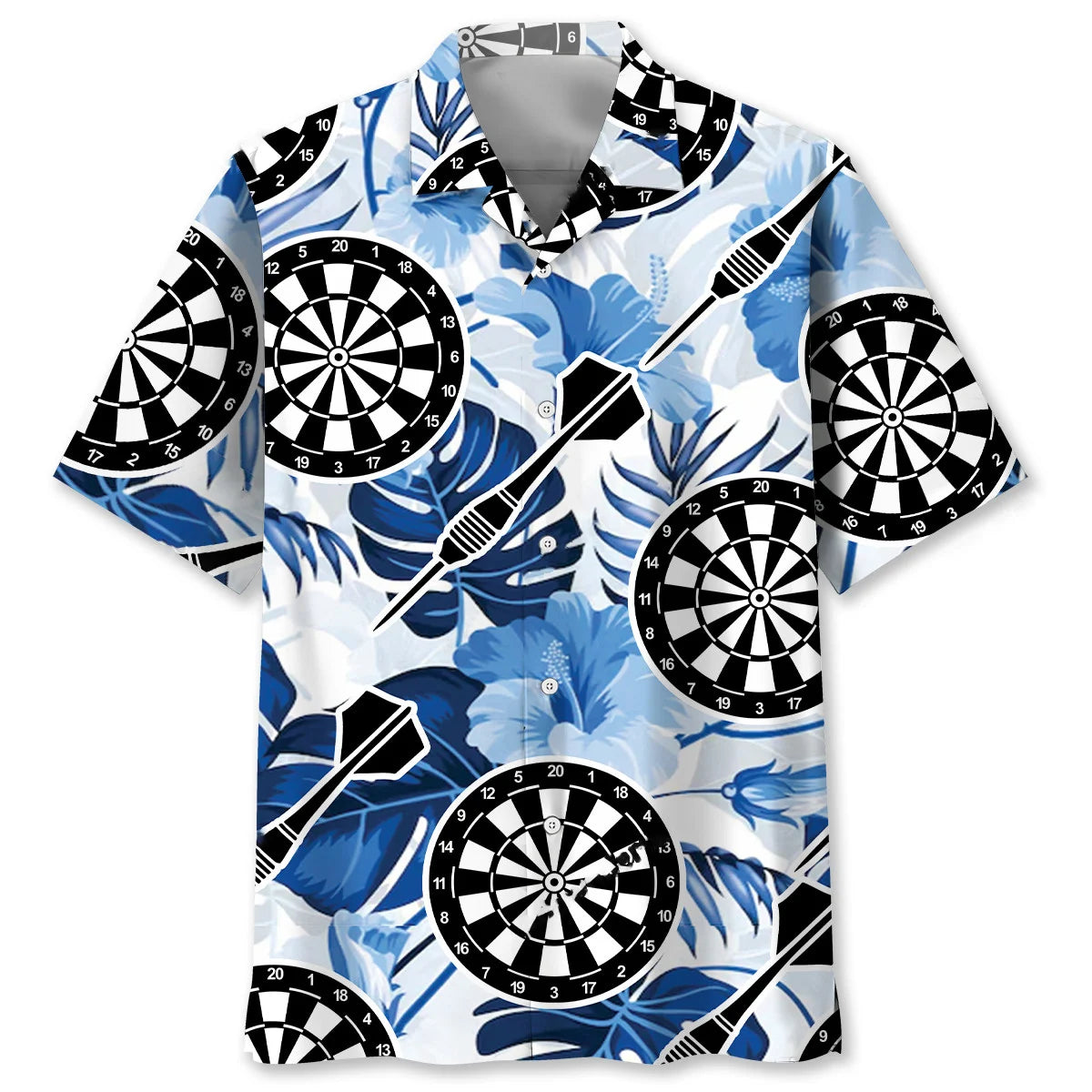 Nature Blue Darts Hawaiian Shirt