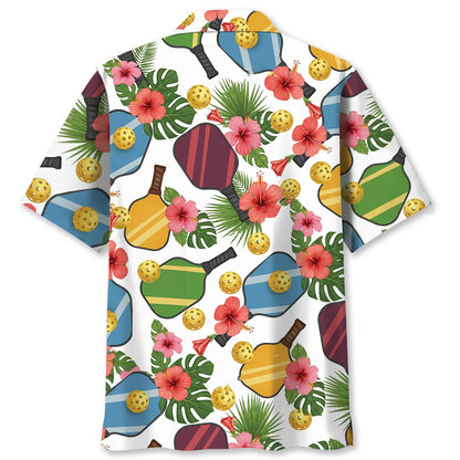 Nature Pickleball Hawaiian Shirt, custom shirt gift for men (view 2)