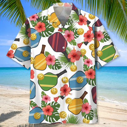 Nature Pickleball Hawaiian Shirt, custom shirt gift for men (view 3)