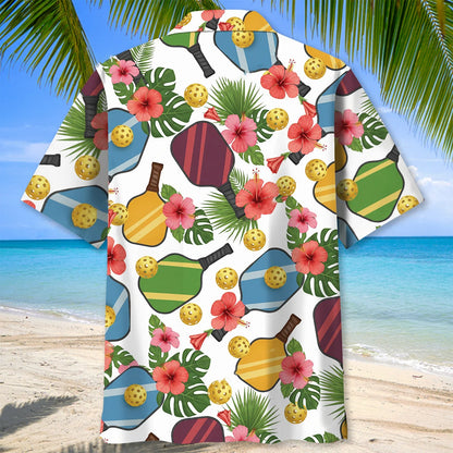 Nature Pickleball Hawaiian Shirt, custom shirt gift for men (view 4)