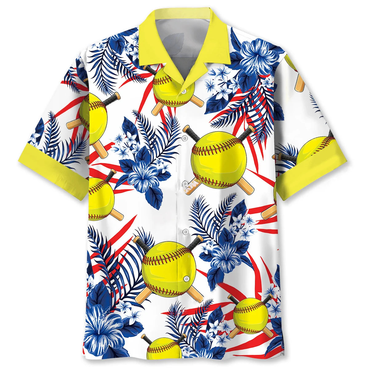 Nature Softball Hawaiian Shirt, custom shirt gift for men