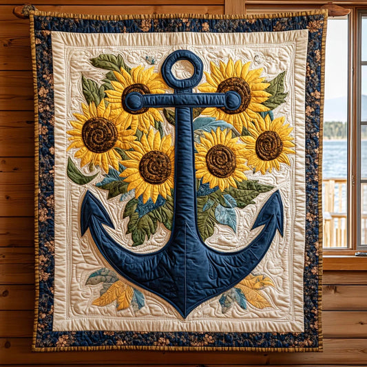 Nautical Bloom Quilt Blanket