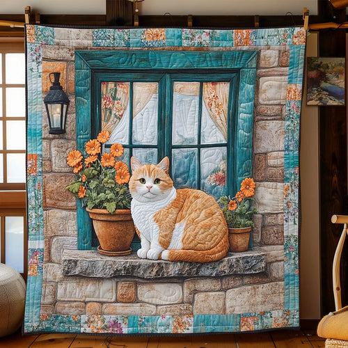 Near The Window Quilt Blanket