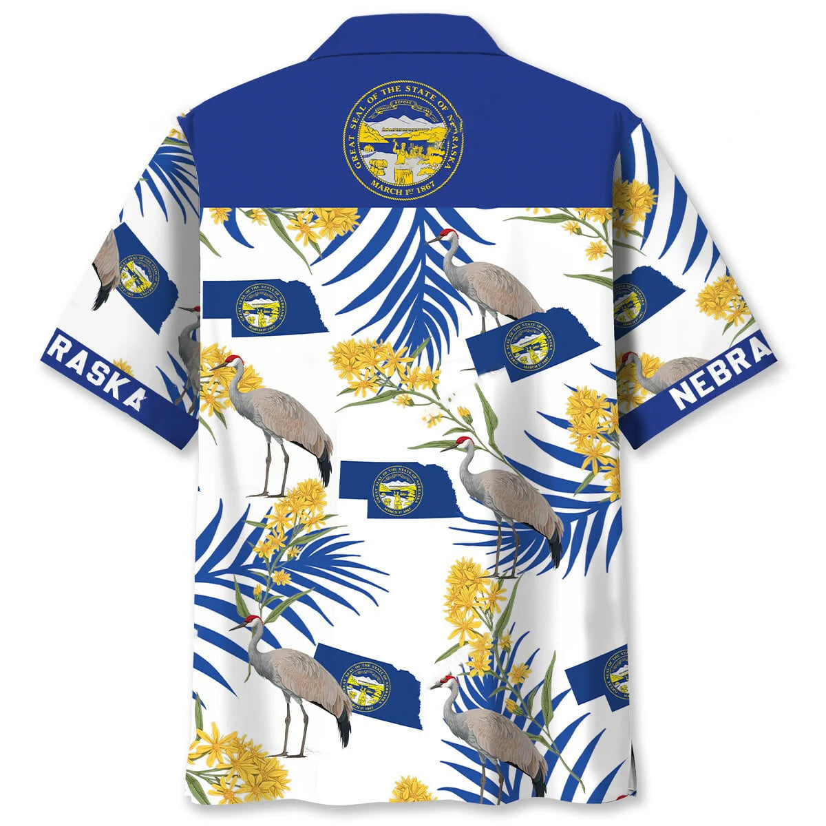 Nebraska State Proud Hawaiian Shirt, custom shirt gift for men (view 2)