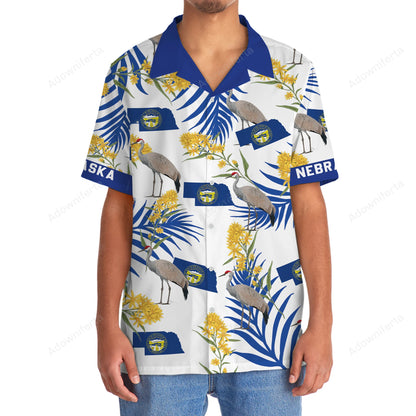 Nebraska State Proud Hawaiian Shirt, custom shirt gift for men (view 4)