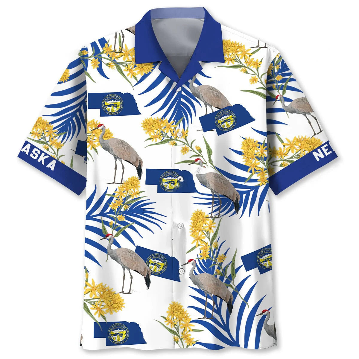 Nebraska State Proud Hawaiian Shirt, custom shirt gift for men (view 5)
