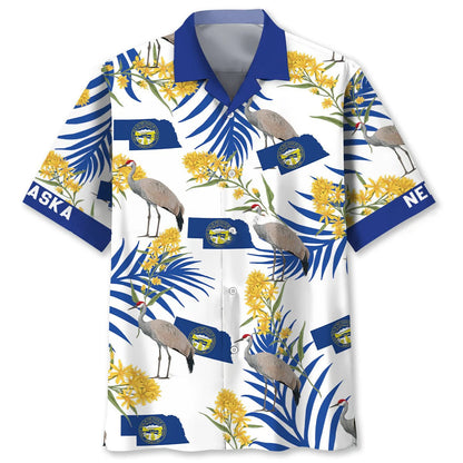 Nebraska State Proud Hawaiian Shirt, custom shirt gift for men (view 5)