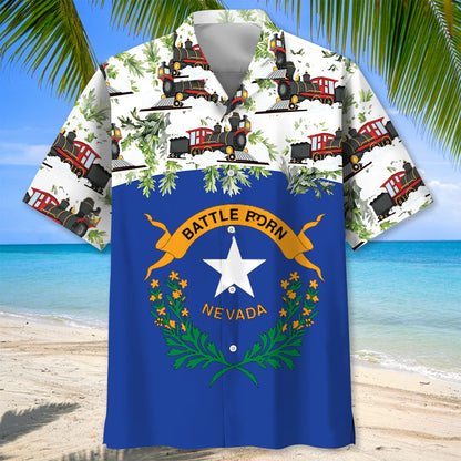 Nevada Proud Hawaiian Shirt, custom shirt gift for men