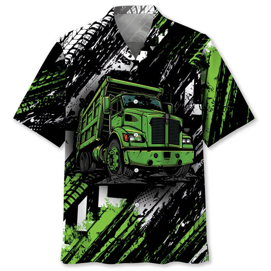 Never Mess with a Garbage Man Hawaiian Shirt, custom shirt gift for men