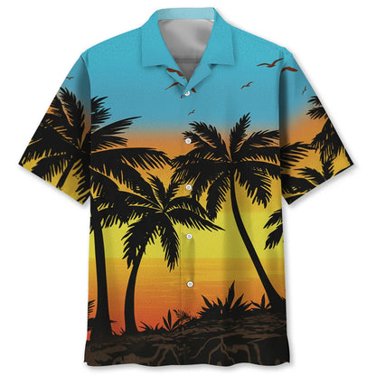 Never Underestimate an Old Man Who is a School Bus Driver Hawaiian Shi, custom shirt gift for men (view 3)