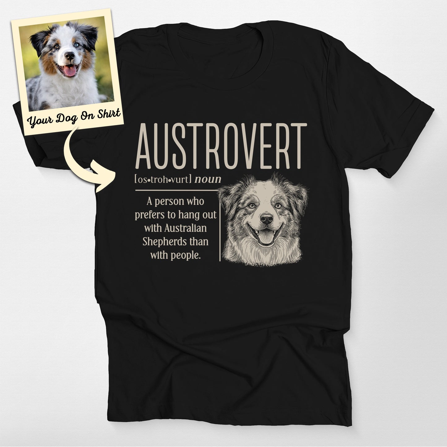 Custom Australian Shepherd Shirt Austrovert Be (view 2)