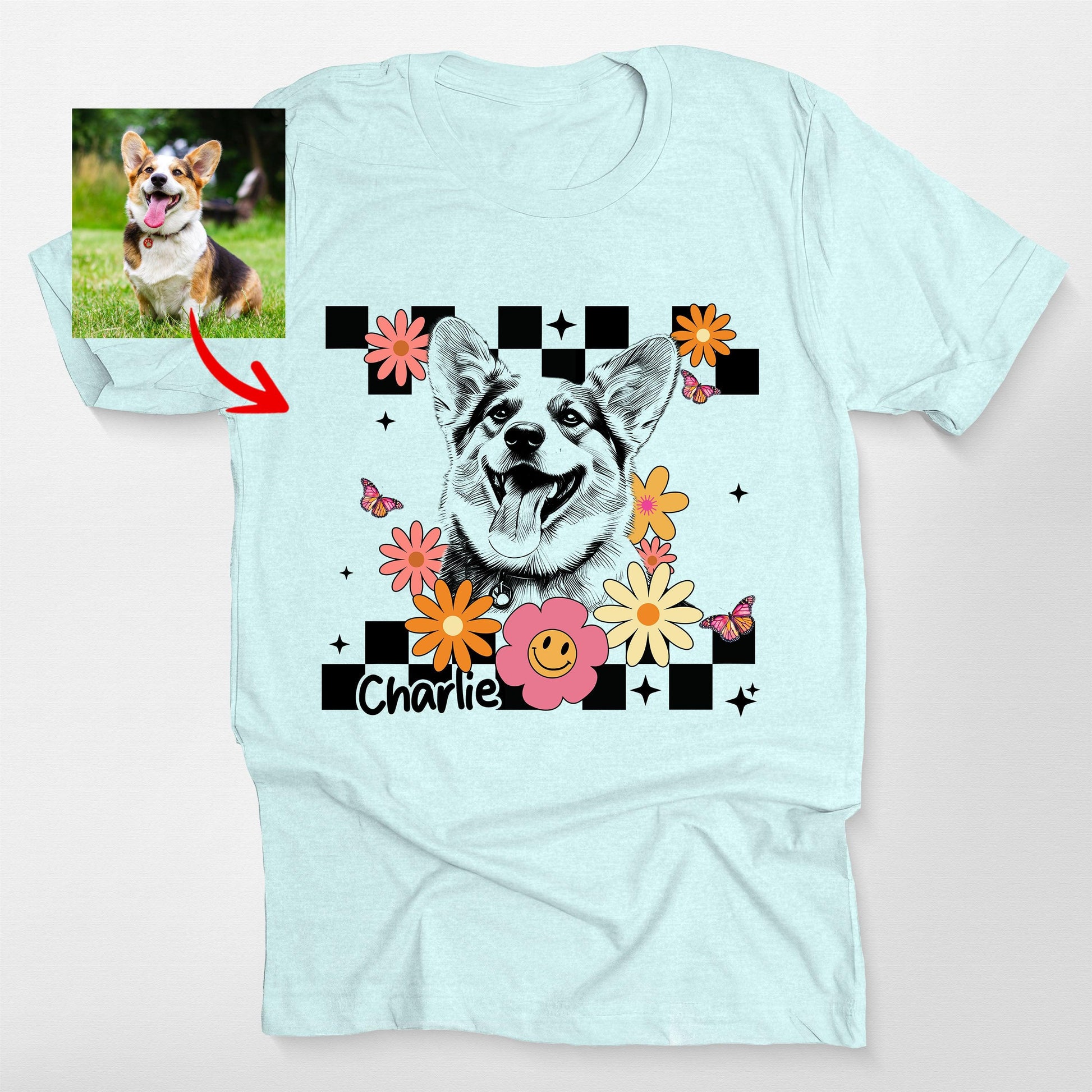 Custom Dog Mom Gift for Mother S Day Groovy St, custom pet portrait gift for pet lovers (view 3)