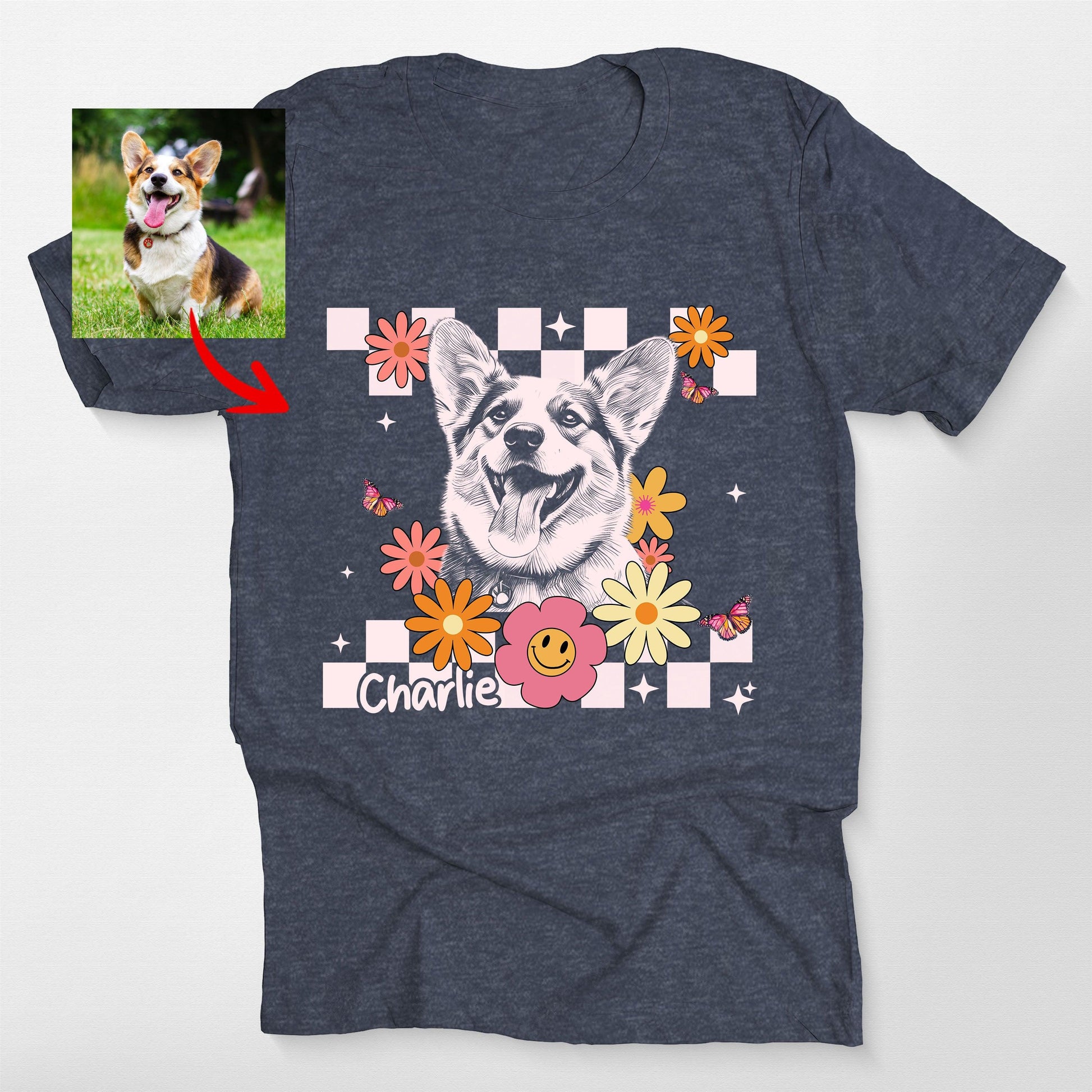 Custom Dog Mom Gift for Mother S Day Groovy St, custom pet portrait gift for pet lovers (view 4)