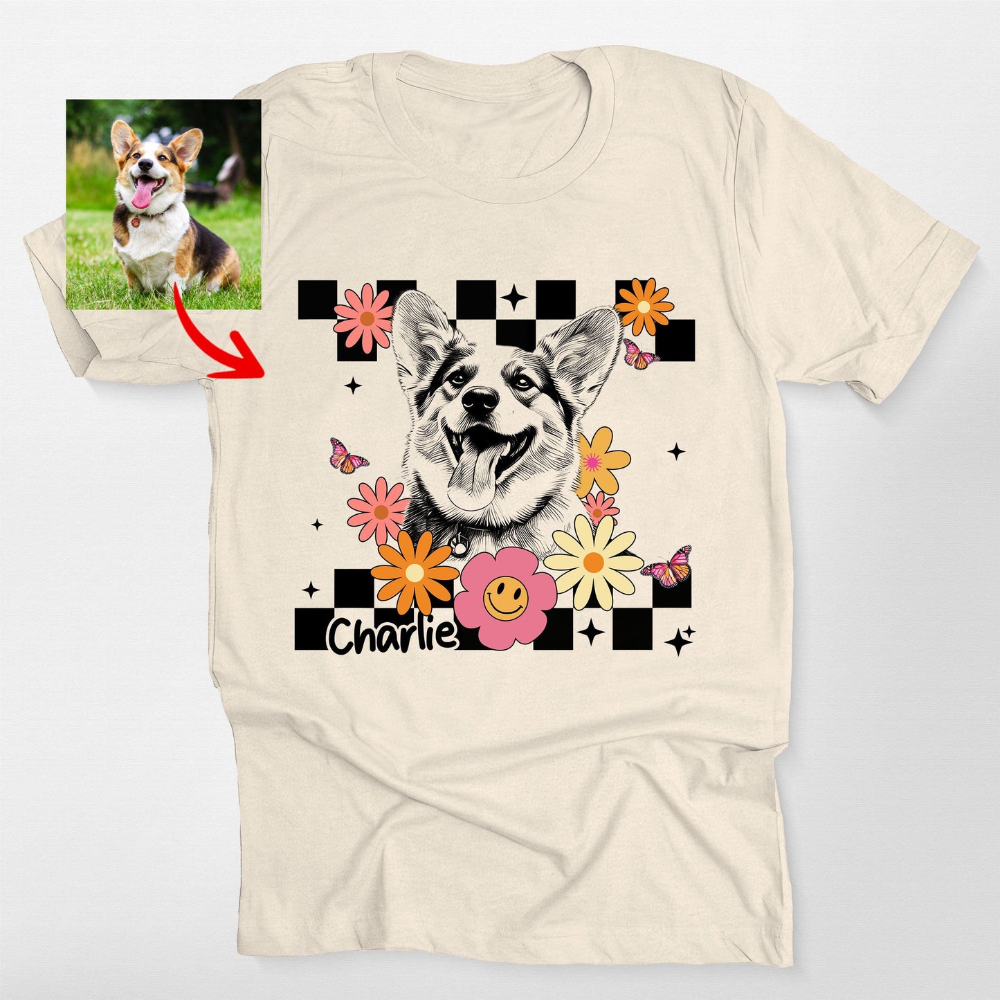 Custom Dog Mom Gift for Mother S Day Groovy St, custom pet portrait gift for pet lovers (view 7)