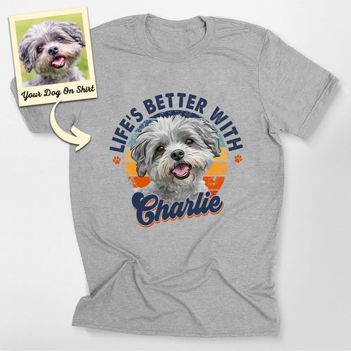 Customized Poodle Shirt Life is Better with Co