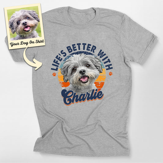 Customized Poodle Shirt Life is Better with Co