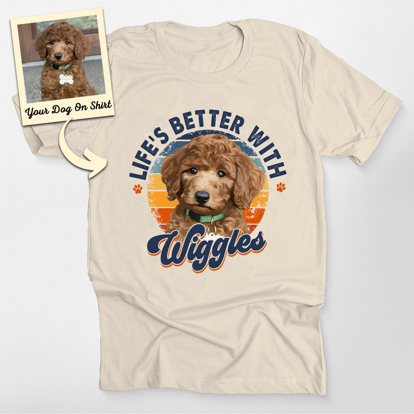 Customized Poodle Shirt Life is Better with Co (view 4)