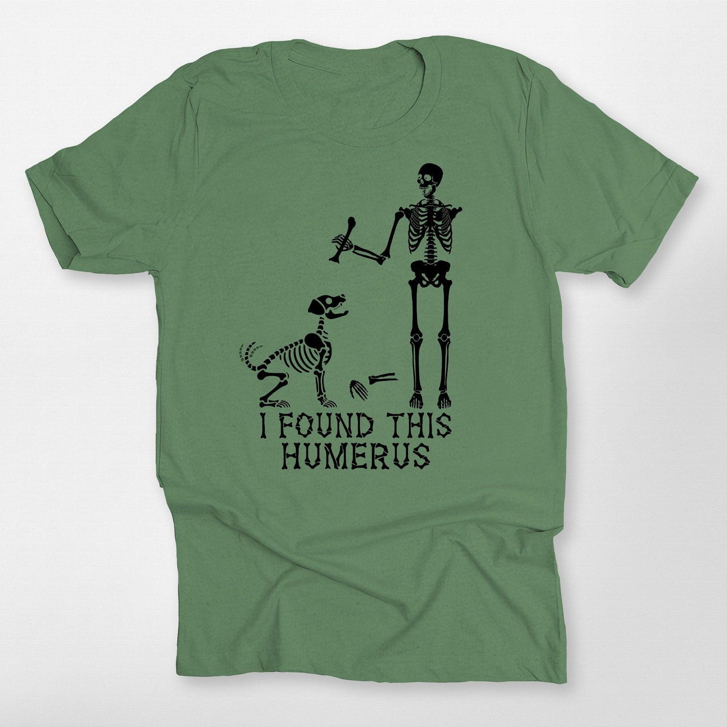 Funny Humerus Bella Canvas T-Shirt for Dog Lover, custom pet portrait gift for pet lovers (view 10)