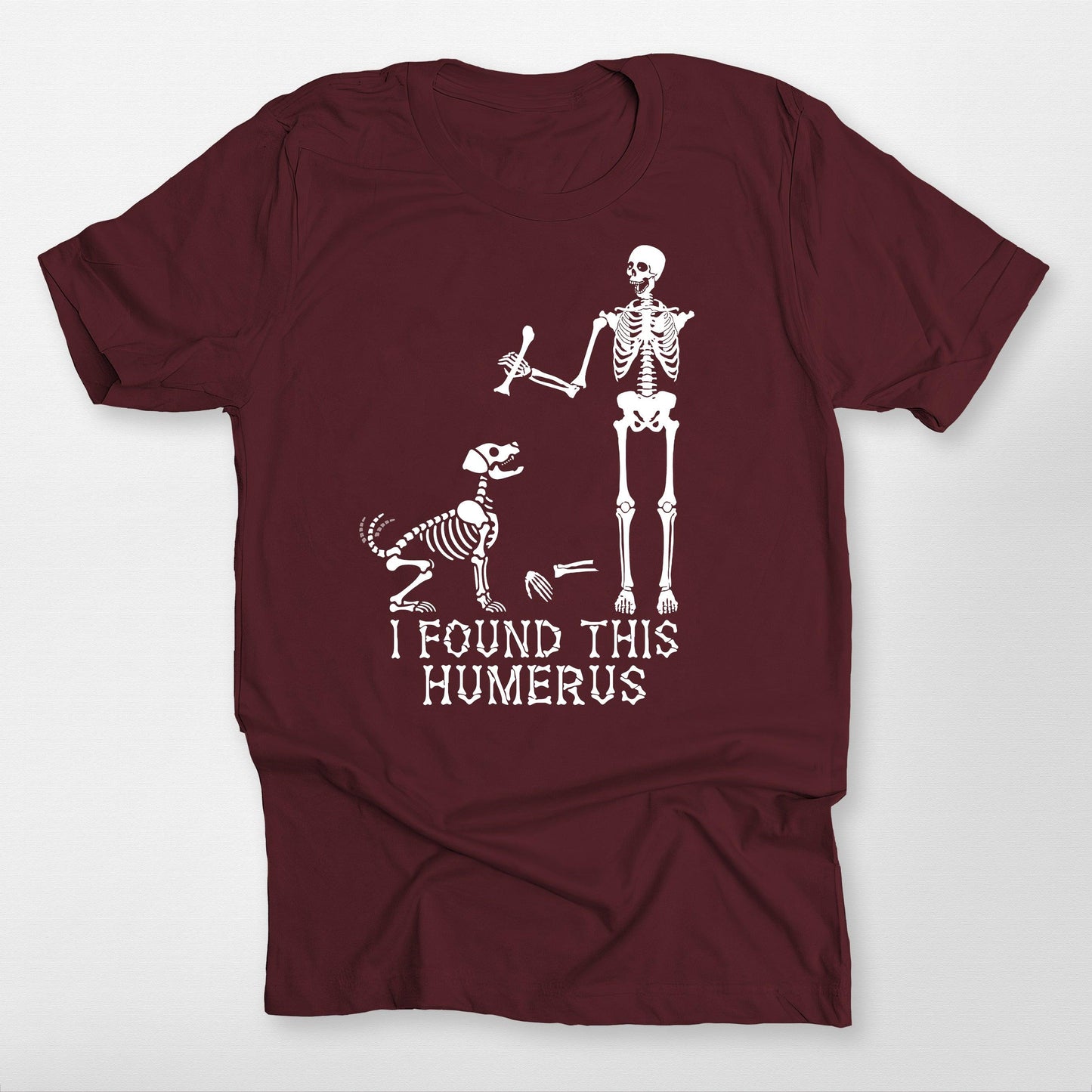 Funny Humerus Bella Canvas T-Shirt for Dog Lover, custom pet portrait gift for pet lovers (view 11)