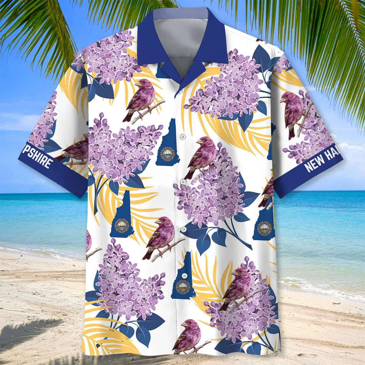 Hampshire Proud Hawaiian Shirt, custom shirt gift for men
