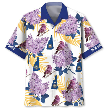 Hampshire Proud Hawaiian Shirt, custom shirt gift for men (view 4)