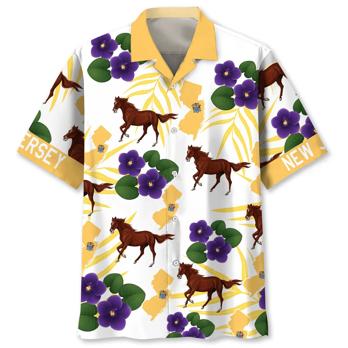 Jersey State Proud Hawaiian Shirt, custom shirt gift for men