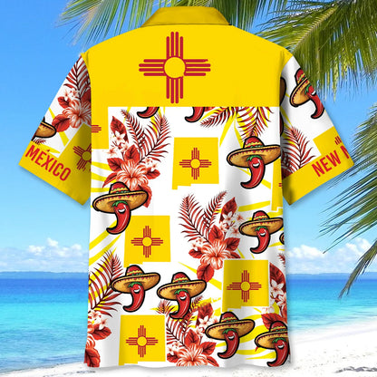 Mexico Chilli Hawaiian Shirt, custom shirt gift for men (view 3)