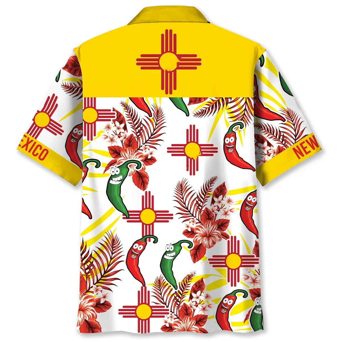 Mexico Dancing Chilli Hawaiian Shirt, custom shirt gift for men (view 3)