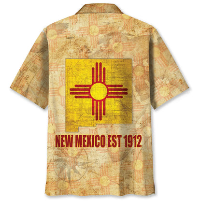 Mexico Est 1912 Hawaiian Shirt, custom shirt gift for men (view 2)