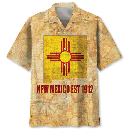 Mexico Est 1912 Hawaiian Shirt, custom shirt gift for men (view 4)