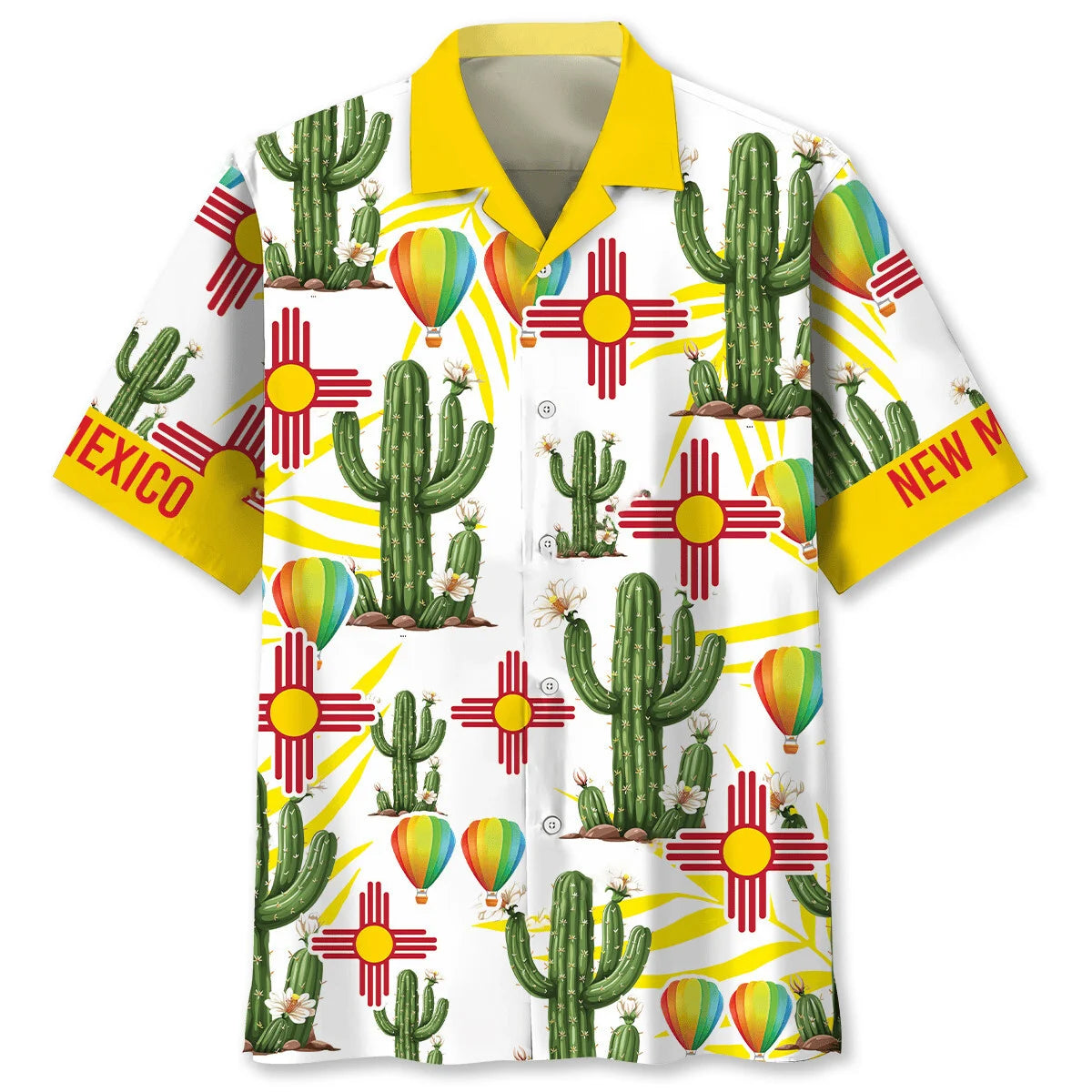 Mexico Proud Hawaiian Shirt, custom shirt gift for men (view 2)