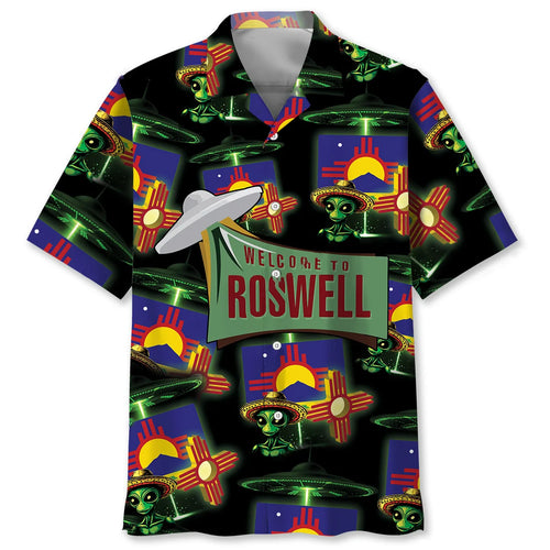 Mexico Roswell Alien State Hawaiian Shirt, custom shirt gift for men