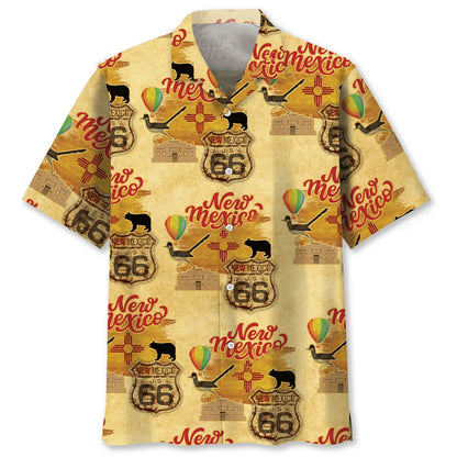 Mexico Vintage Hawaiian Shirt, custom shirt gift for men (view 4)