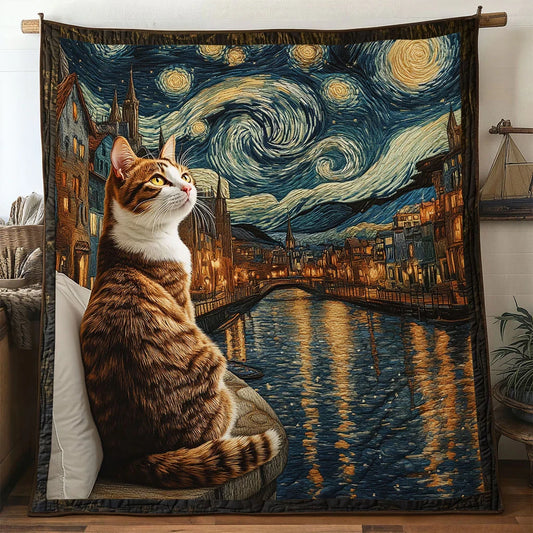 Nightwish Cat Quilt Blanket
