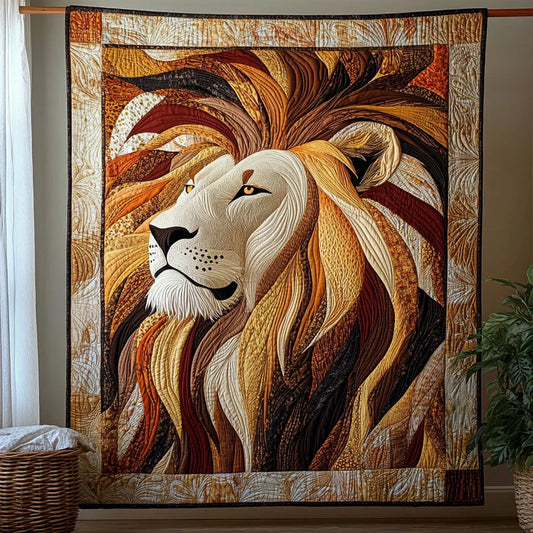 Noble Lion Quilt Blanket