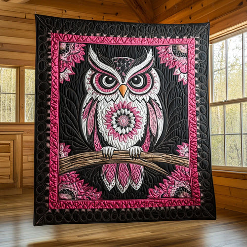 Noble Owl Quilt Blanket
