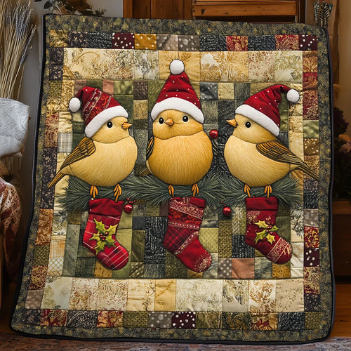 Noel Bird Quilt Blanket