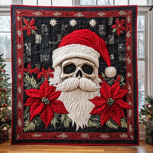 Noel Skull Quilt Blanket