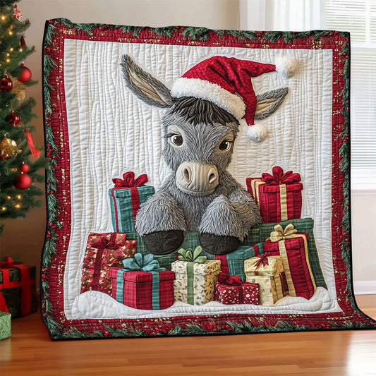 Noel The Donkey Quilt Blanket