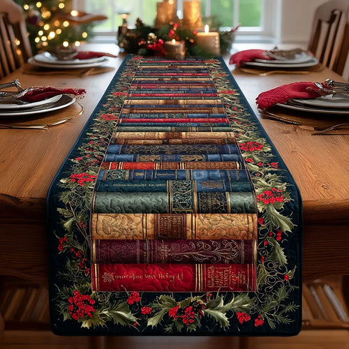 Nordic Bookway Quilted Table Runner