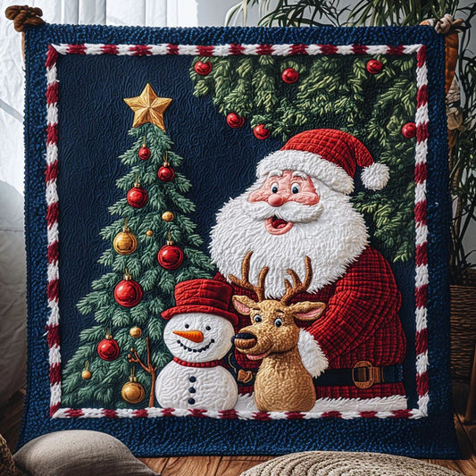 North Pole Night Quilt Blanket