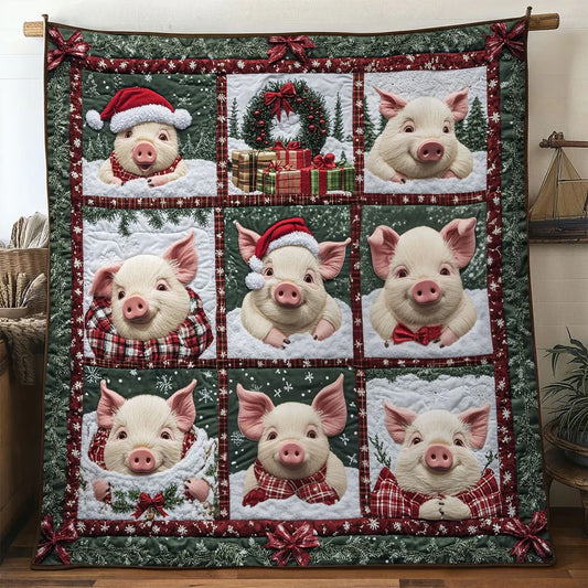 North Star Pig Quilt Blanket