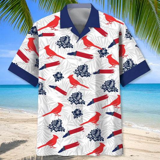 North Carolina State Hawaiian Shirt, custom shirt gift for men