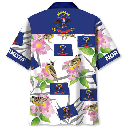 North Dakota State Proud Hawaiian Shirt, custom shirt gift for men