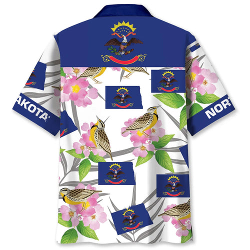North Dakota State Proud Hawaiian Shirt, custom shirt gift for men