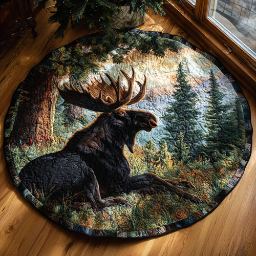 Northern King Quilted Round Mat
